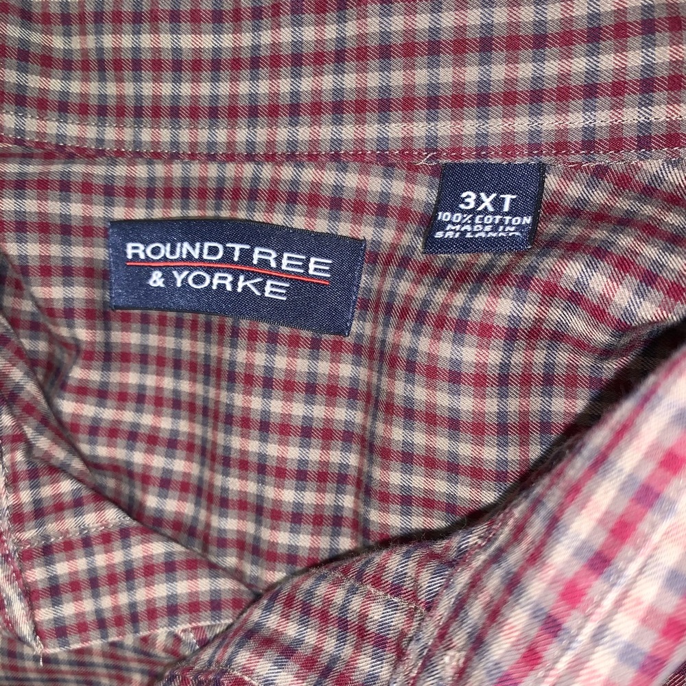 Roundtree and Yorke button down shirt 3XT
